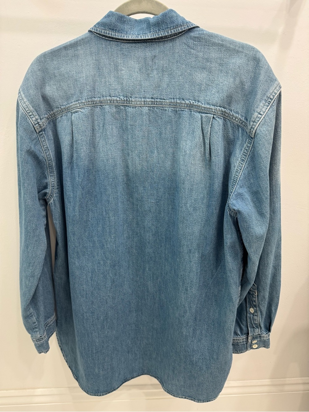 Frame Denim Light Blue Denim Button-Down Shirt - Picture 2 of 4